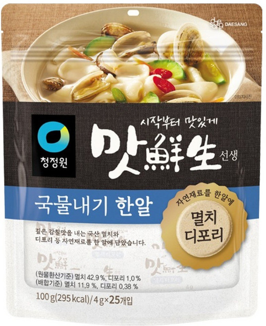 맛선생 멸치디포리 국물내기 한알, 100g, 1개
