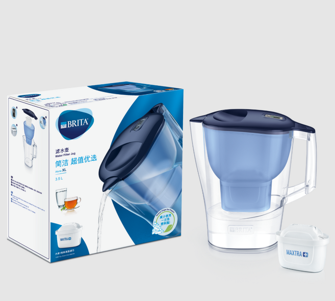 브리타 마렐라 XL 워터 필터 주전자 3.5L, 단일상품(블루)