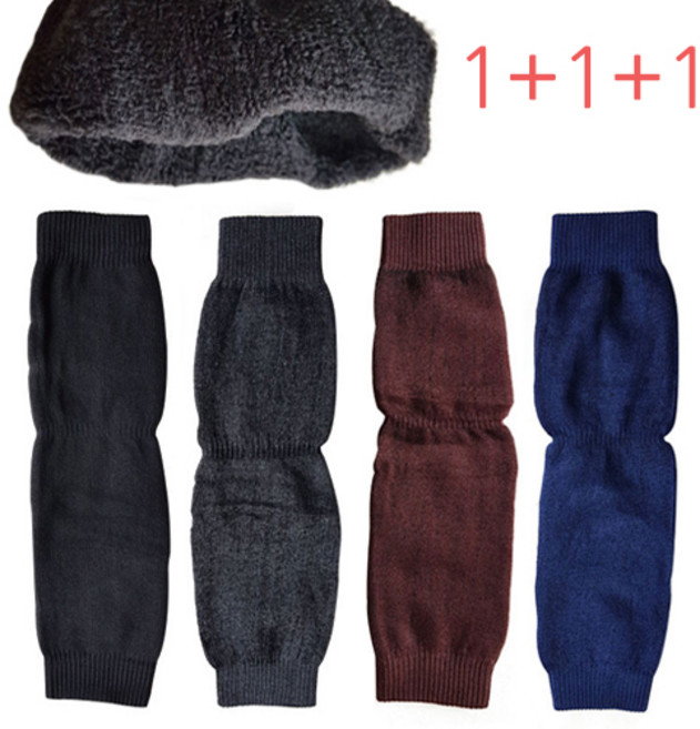 [1+1+1] 위너리스 기모안감 남녀공용 겨울 방한 보온 레그 토시 다리 무릎워머