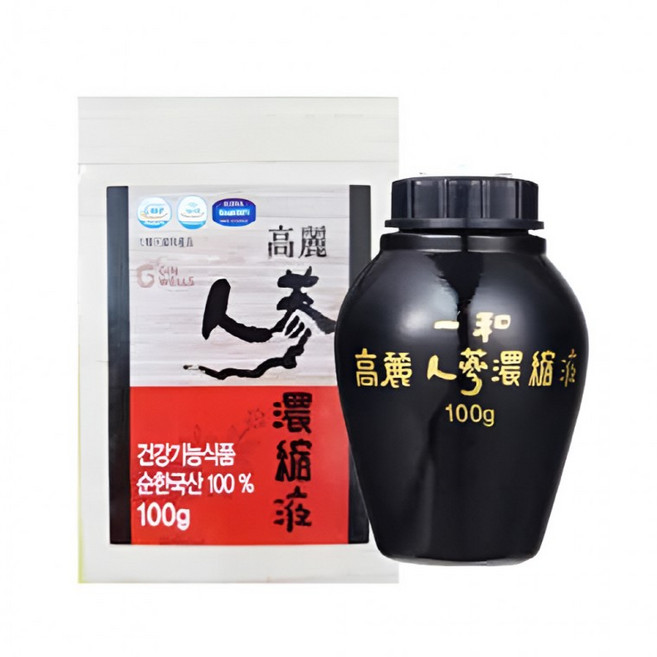 일화고려인삼농축액 100g 국내산 6년근 발효 인삼액 진웰스 건강식품 선물세트, 1개