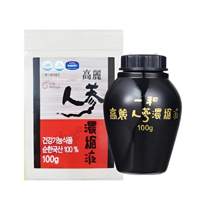 [설날선물] 일화고려인삼농축액 100g +쇼핑백 진웰스 인삼 진액 액기스 설명절 구정 설날 명절 설 선물세트, 1개 - 쿠팡