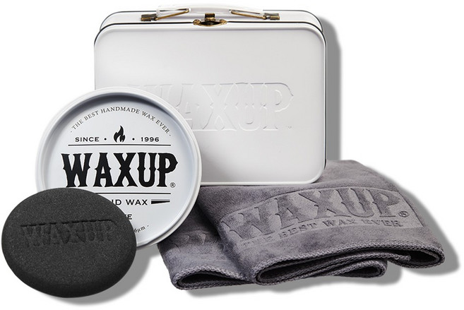 WAXUP 玩家棕櫚蠟套組 台灣氣候專用 撥水透亮 增艷蓋紋 清潔功能 白銀車適用, 1套, 315ml