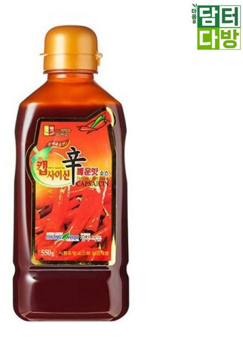 청우식품 캡사이신 매운맛소스 550g