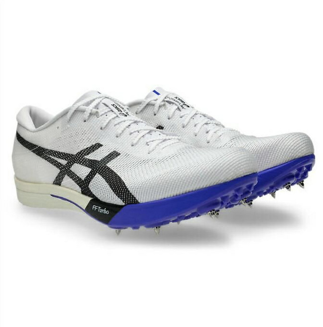 아식스 남성 육상 스파이크 운동화 메타스피드 LD LE 2 화이트/코발트