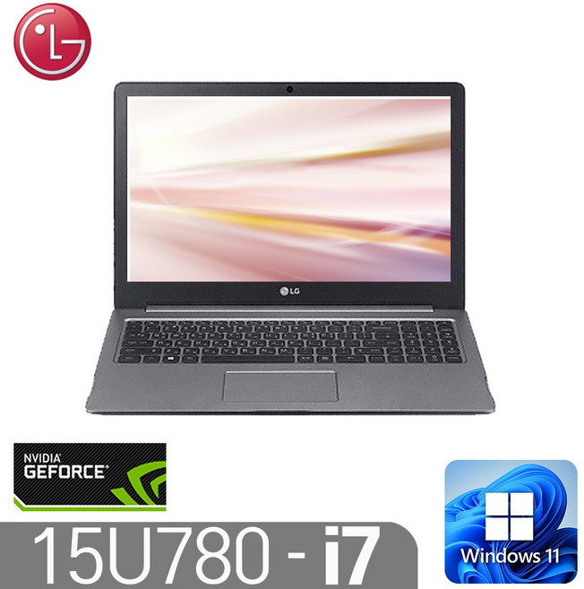 [LG 15U780] 울트라북 인텔 8세대 i7-8550 16G NVMe256G GTX1050 윈도우11 15.6풀HD, 15U780, WIN11 Pro, 16GB, 256GB, 다크
