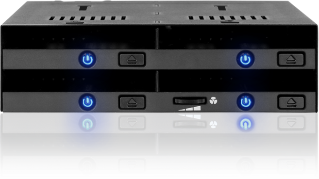 ICY DOCK MB014SP-B 2.5 HDD/SSD 4BAY 가이드 하드랙 정품, 1개