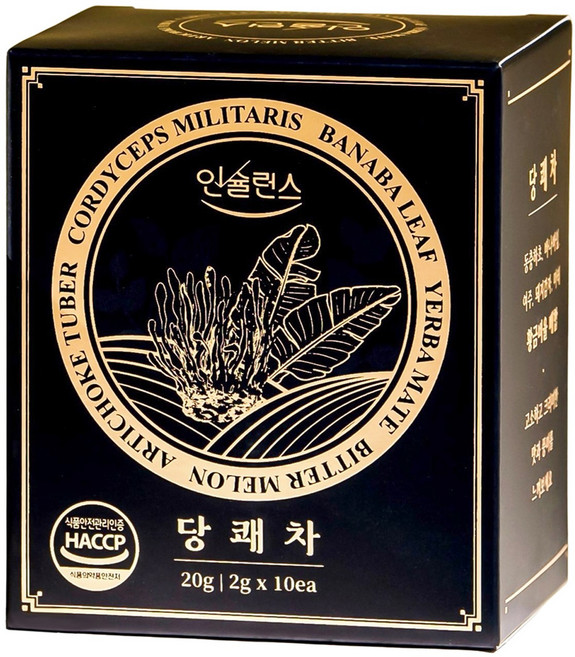 인슐런스 당쾌차 / 동충하초 돼지감자 바나바 여주 마테, 2g, 1박스, 10개입