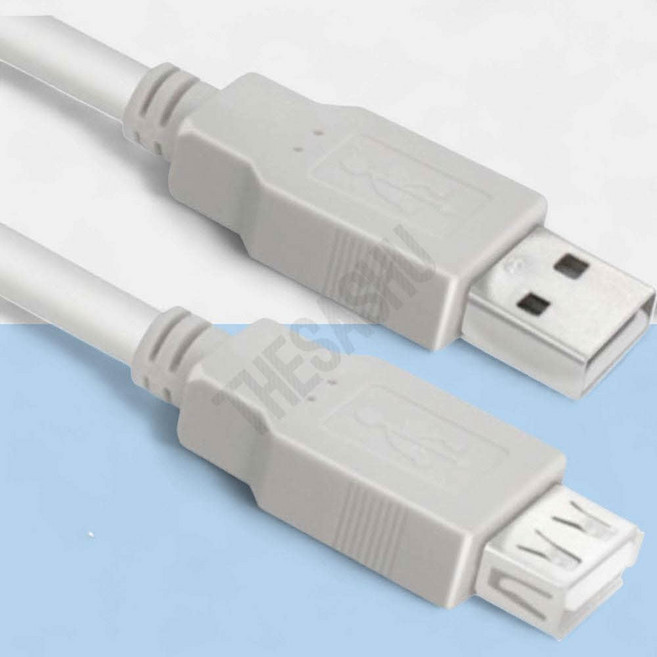 멀티미디어USB케이블 노트북USB연장선 프레젠테이션용USB케이블 USB 2.0 AM AF 연장 케이블 5M