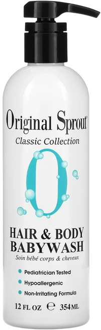 Original Sprout 헤어 바디 바디워시 유아 이상 354ml(12fl oz) 2팩, 1개, 354ml - 쿠팡