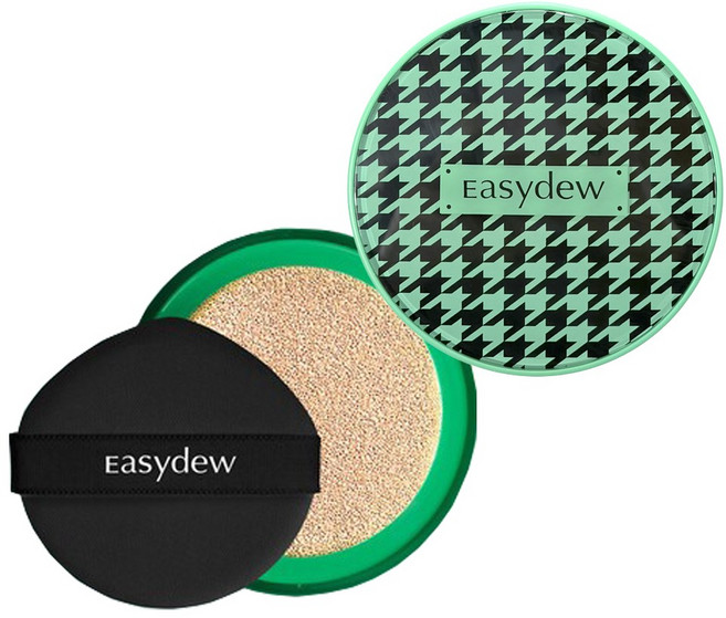 이지듀 멜라 비 토닝 앰플 쿠션 리필 15g + 케이스[하운드 체크 에디션], 1개, 23호 리필+케이스