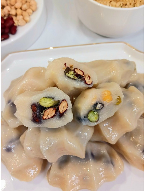 거북당 현미콩송편(무설탕) 6가지콩으로 가득채운 영양가득 담백한 손송편 식사간식대용 산행용, 1세트, 1kg