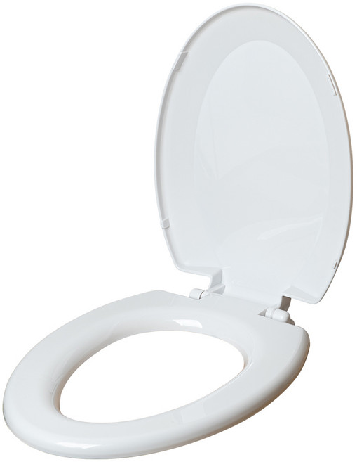 클린 변기커버 뚜껑 양변기시트, 1개, 화이트