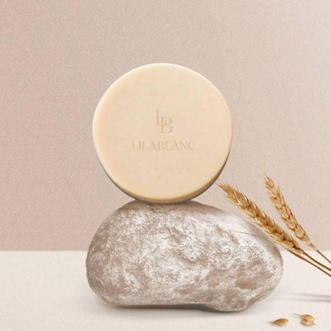 릴라블랑 동백막걸리 지게미 세안비누 클렌징 세수비누 비건인증 저자극(중성용)