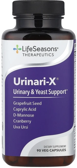 단백질 비타민 철분 마그내슘 칼슘 LifeSeasons Urinari-X® 비뇨기 및 효모 보충제 베지 캡슐 90정 고루고루섭취해주세요, LifeSeasonsUrinariX비뇨기및효모보충제베지, 1개 - 쿠팡
