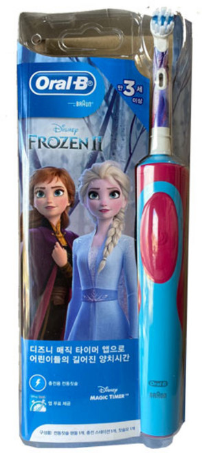 오랄비 바이탈리티 키즈 전동칫솔, D12K, 프로즌, 1개