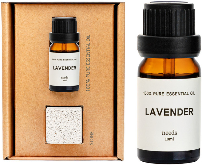 니즈 100% 천연 아로마 에센셜오일, 1개, 10ml, 라벤더
