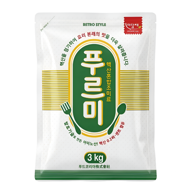[미담채] 푸르미(MSG+핵산), 1개, 3kg