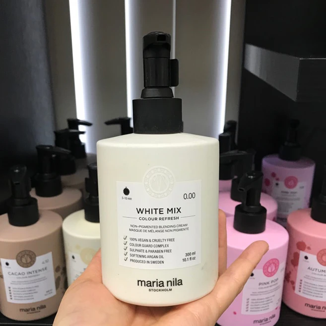 마리아닐라 컬러 리프레쉬 화이트 믹스 300ml 100% 스웨덴 비건 헤어 브랜드, 1개 - 쿠팡