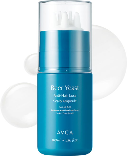 아브카 맥주효모 탈모증상완화 두피케어 헤어 토닉 앰플 100ml, 1
