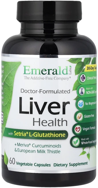 Emerald Laboratories Liver Health 90 Veggie Capsules Laboratories (에메랄드 래보라토리스), 1개 - 쿠팡