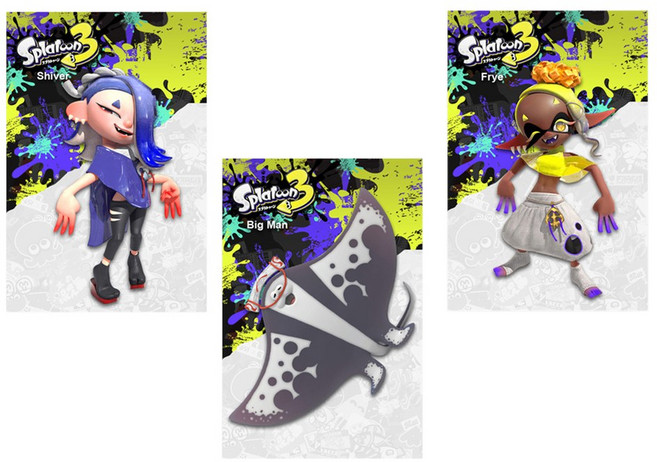 스위치용 스플래툰 PVC NFC 태그 게임 카드 2 / 3 3PCs 17PCs 20PCs 23PCs, Small card, 1개