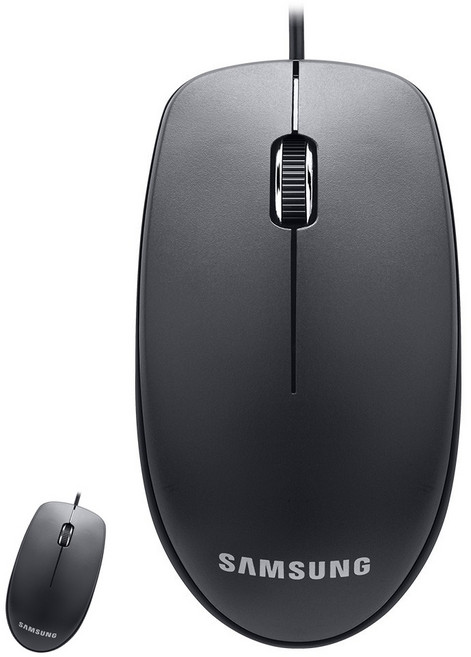 [엠유종합상사] 업무용마우스 사무용마우스 저소음마우스 마우스 3버튼 일반 유선마우스 블랙