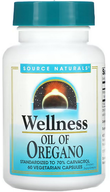소스네츄럴스 웰니스 오레가노 오일 베지 캡슐 60정, 1개