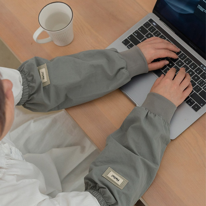 러빙랩 공방 팔토시 미술 작업용 토시 손목밴딩형, 그레이