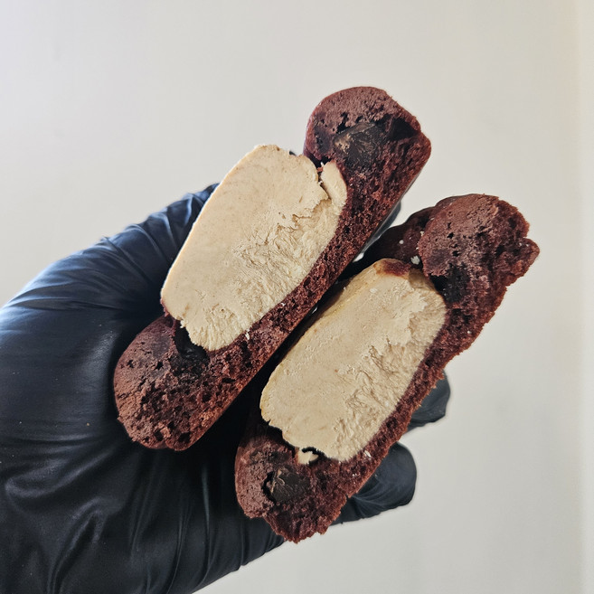 르뱅쿠키 원주쿠키 답례품 수제쿠키 결혼식 디저트 시보답례, 2. 레드벨벳크림치즈쿠키, 100g, 1개