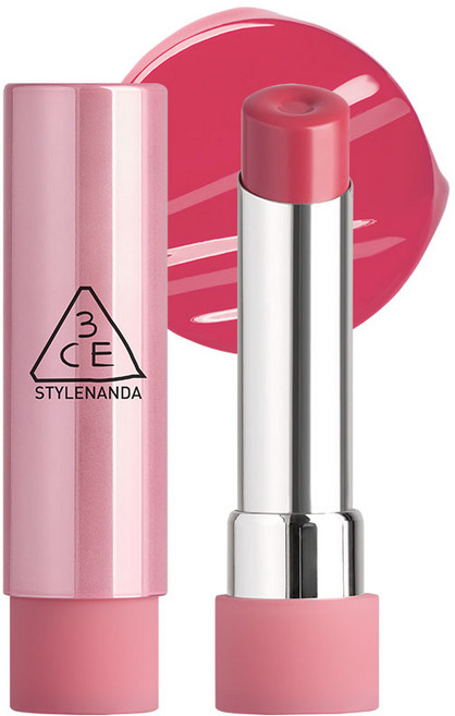3CE 글레이지 립 글로우, 1개, 3.2g, 35 핑크 튜브