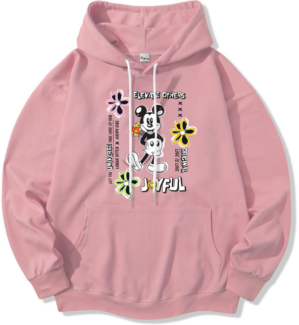 일루소 디즈니 소프트 특양면 조이풀 미키 후드티