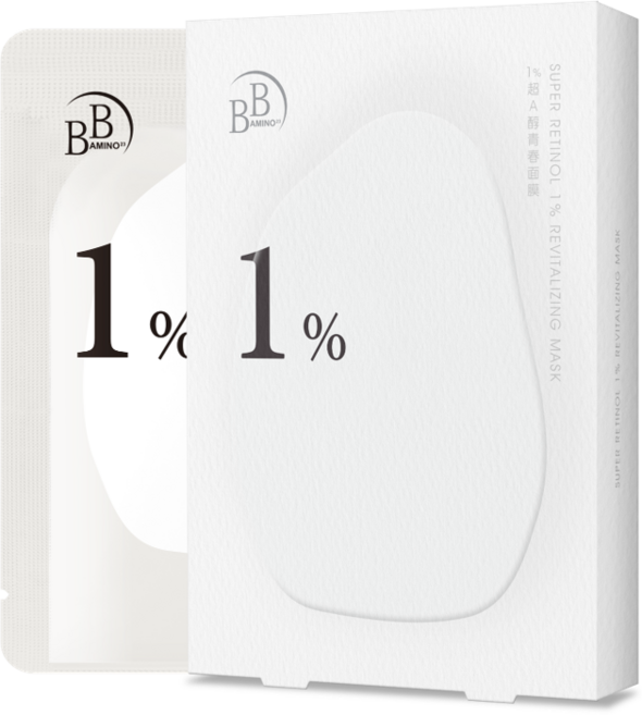 BB Amino 1% 超A醇煥活面膜3片入, 1組, 3入