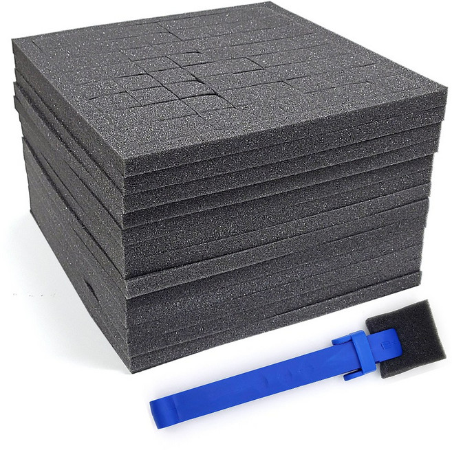 뷰티 클린 깔끄미 스펀지 (스펀지집게 증정), 1개, 다크그레이(1000개)