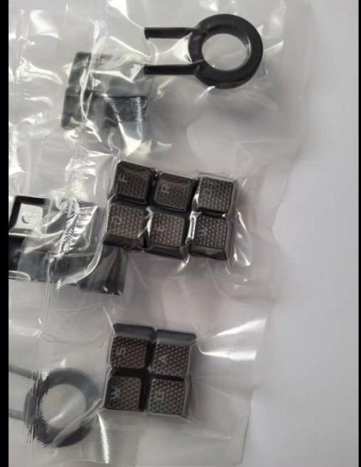 Corsair K100K70 TKLK70 Pro 전체 세트 또는 단일 백라이트 키캡 Ctrl Win Tab ESC WASD 캡용 미국 버전 PBT 키캡, [21] K100 10 keys