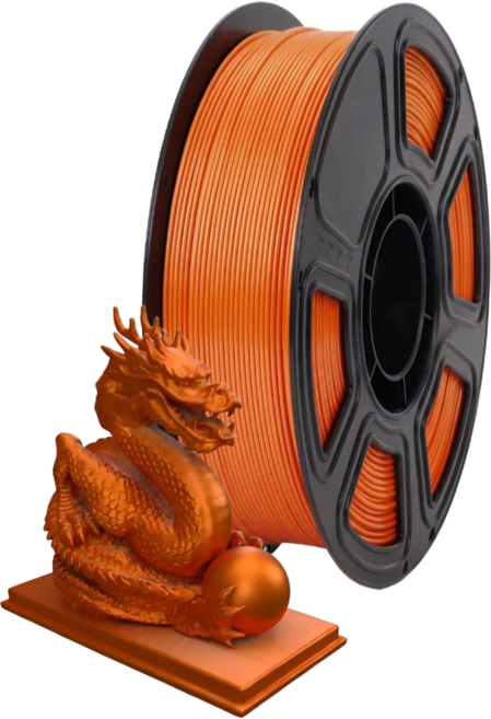Filacraft PLA 필라멘트 실크 SILK 1KG 1.75mm 3D프린터 뱀부랩 호환 필라멘트 FILAMENT, G05 PLA 실크 오렌지, PLA 실크