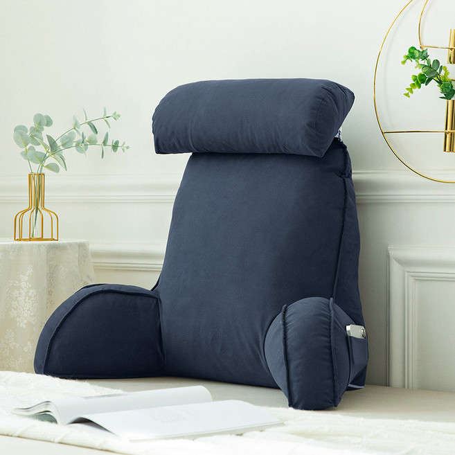 BIKASU 1인용 다용도 등받이 쿠션 사무실 소파 침대 헤드쿠션, 1