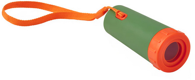 이케아 MAJBAGGE 마이바게 단안경 9.3cm 미니망원경 돋보기 휴대용단망경 모노큘러, 그린/오렌지_205.818.99