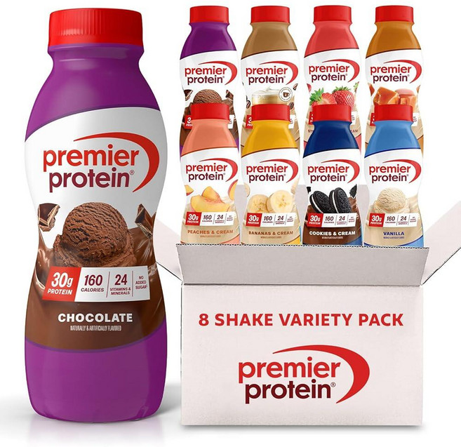 프리미어프로틴 이뮨헬스 서포트 하이 프로틴 쉐이크 340ml 버라이어티팩 8개입_154077, 미어프로틴 이뮨헬스 하이 프로틴 쉐이크 340ml 버라, 8, 0.9999994039538507