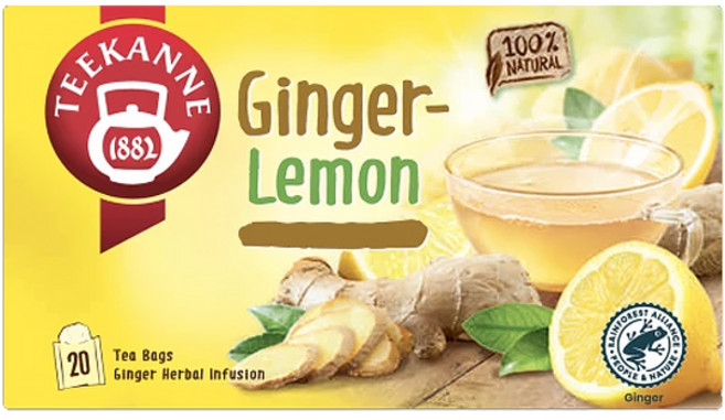 티칸 진저 레몬 티백, 1.75g, 20개입, 1개