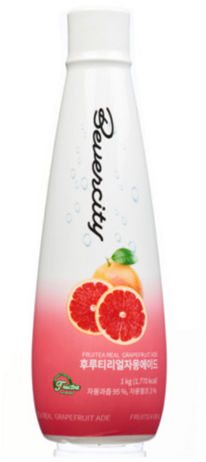 냉장 베버시티 후루티 리얼 자몽 에이드 1Kg