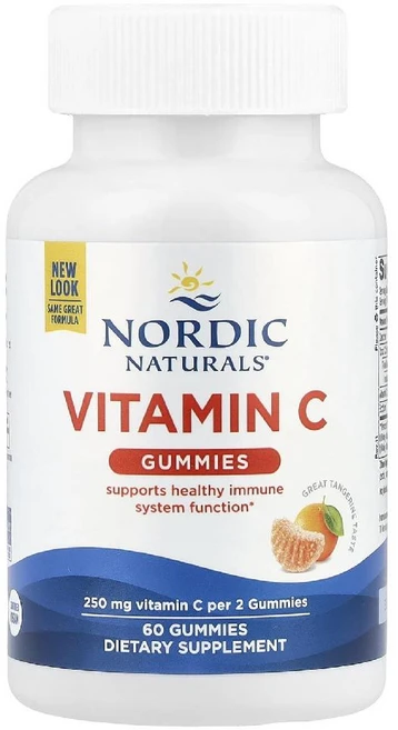 노르딕내추럴스 비타민C 구미젤리 VitaminC great Tangerine 60개, 60정, 1개 - 쿠팡