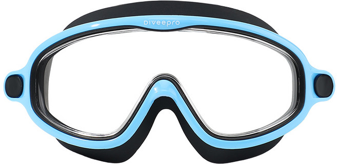다이비프로 멀티컬러 어린이 물안경 수경 유아 키즈 스위밍 수영장 아동용 와이드 고글, 1개, 서퍼 보이