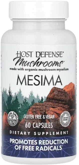 펑기 퍼펙티 Host Defense MESIMA 메시마 60 베지캡슐, 1개, 60정 - 쿠팡