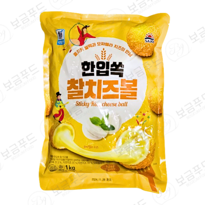 대림 라이스 찰 치즈볼1kg, 1kg, 2개