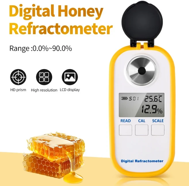 0-94% 디지털 당도계 브릭스 측정기 과일 주스 음료 꿀 당도 측정기 브릭스 미터, 01 DR301 Honey 90 Brix