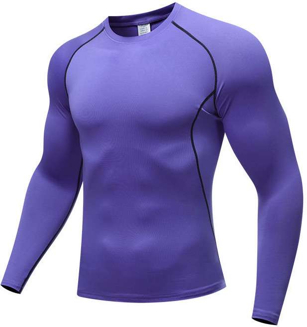 남성 봄 여름 기능성 쿨 긴팔 티셔츠 심플 스판 트레이닝 긴팔티 타이즈 러닝 이너티 속건성 래쉬가드 상의 YHY