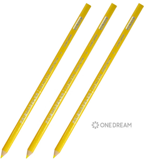[원드림]샌포드 프리즈마 색연필 낱색 PC916 CANARY YELLOW 옐로우 3개세트, 1세트, 1색