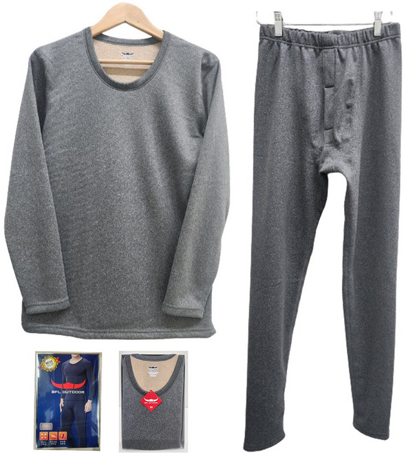 인유어스 BFL 남성 융기모 양모내의 발열내의 겨울내복 상하세트