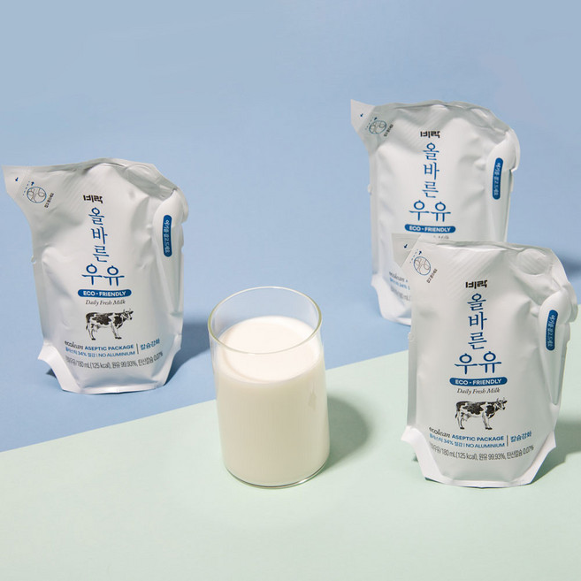 비락 올바른우유 외 3종, 올바른우유 12입