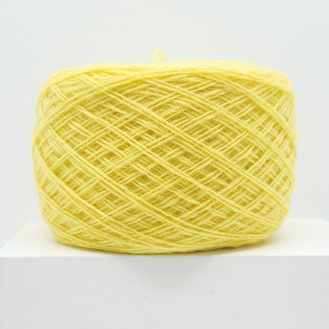 [뜨개실] 50g 램스울 3합, 24 레몬, 1개